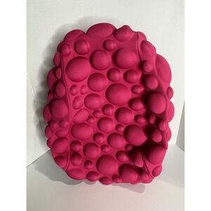 MAD‎ PAX Backpack 3D Bubbles Spheres Circles RED Laptop Padding